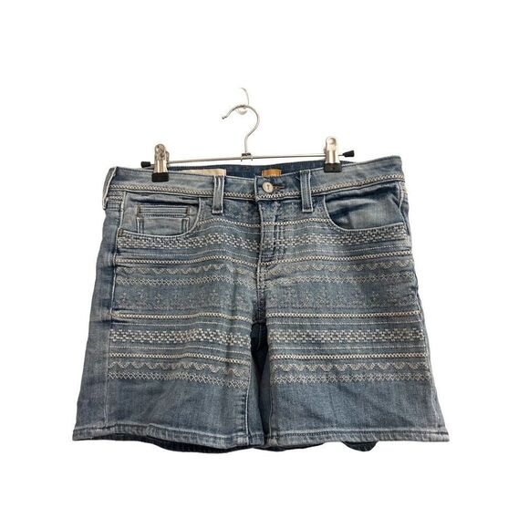 Pilcro embroidered boho STET midi shorts size 27 - Picture 3 of 10